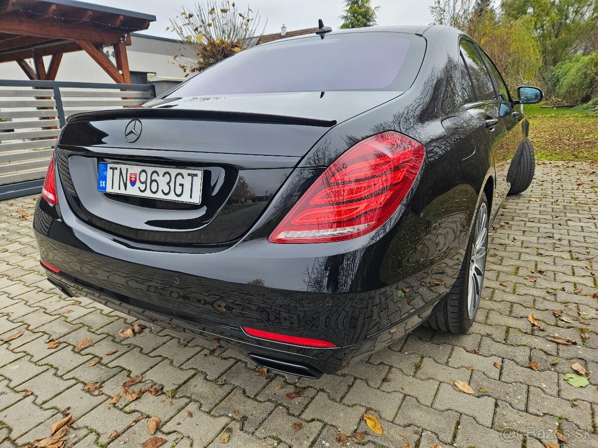 Mercedes S Long 350d. AMG- black packet. DPH - 4