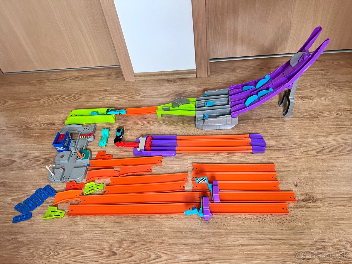 Hot Wheels split speeders dráha + príslušenstvo - 4