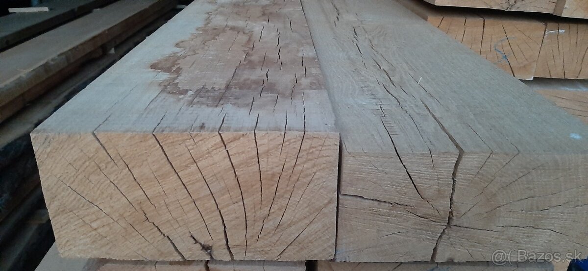 dubové fošne, hranoly a podvaly - 4