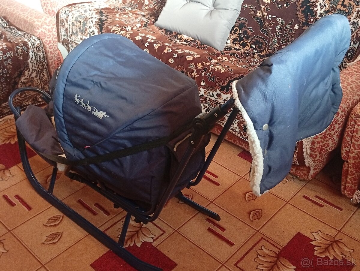 Detské sánky s fusakom - 4