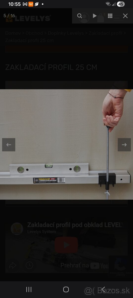 Zakladací profil Levelys - 4