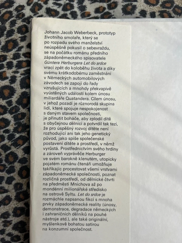 Let do srdce - Günter Herburger rok 1982 - 4