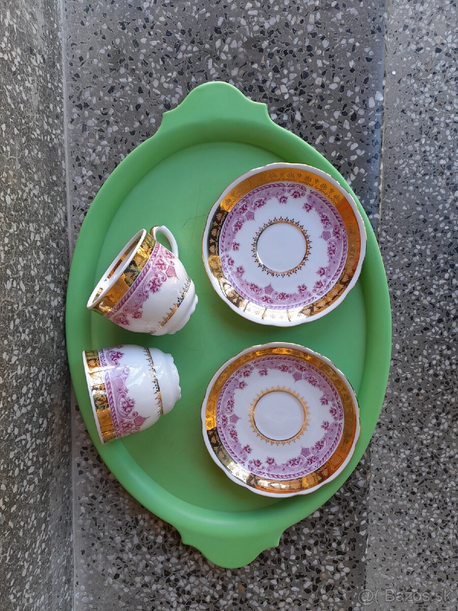 Misa, vázy, košík zn.Bohémia - 4