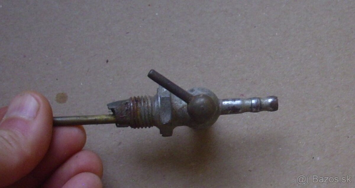 Jawa 550,555 a 250 pérak palivový ventil - originál - 4