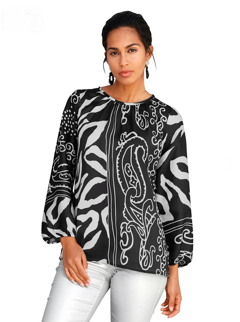 Čierna tunika v.L vzadu dlhá - 4