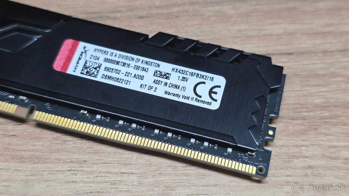 RAM DDR4 Kingston HyperX 16GB 3200Mhz - 4