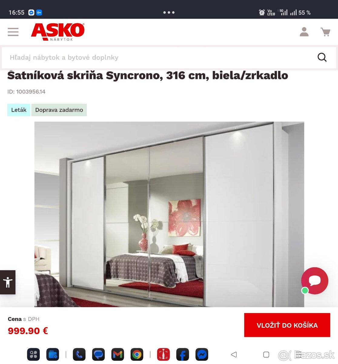 Šatníková skriňa - RollDoor - 4