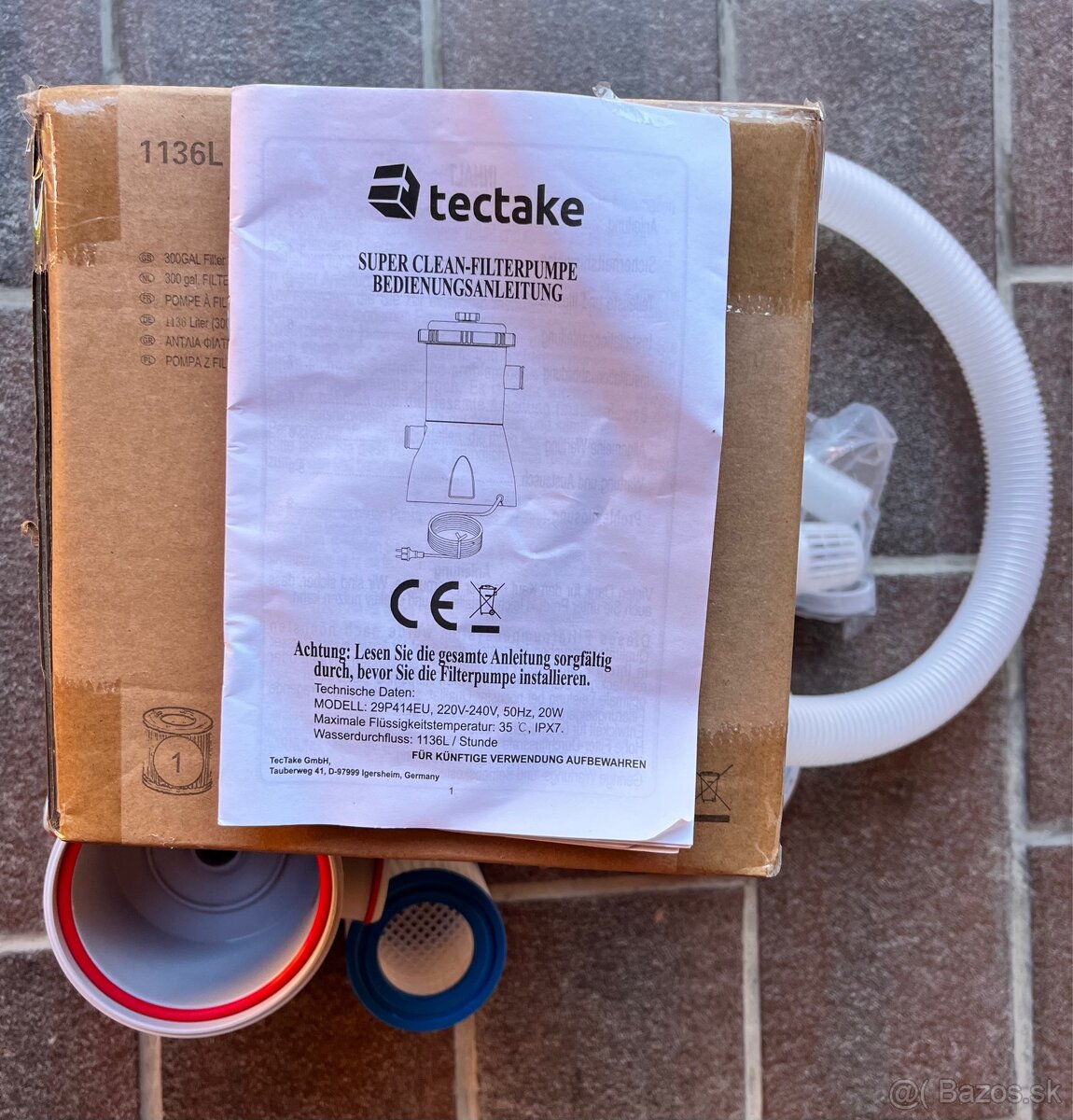 Bazénová filtrácia Tectake Super Clean - 4