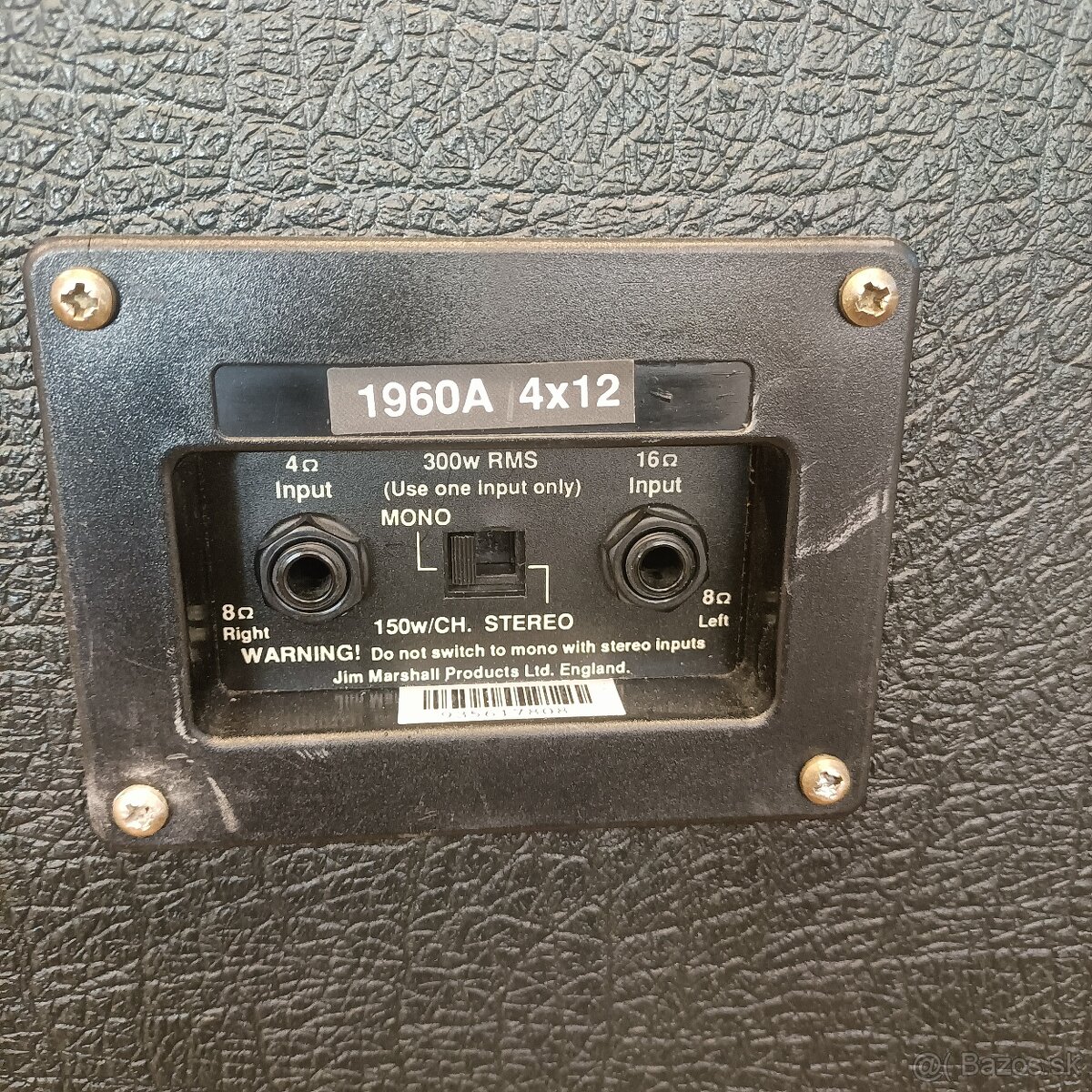 Marshall 1960A– 4x12 (JCM900) - 4