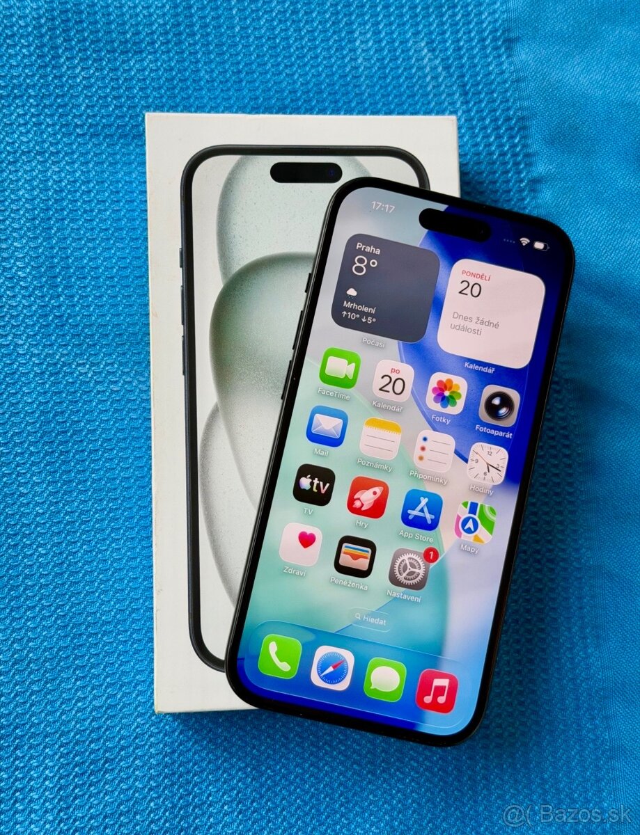 iPhone 15 Black BATERIE 100% TOP - 4