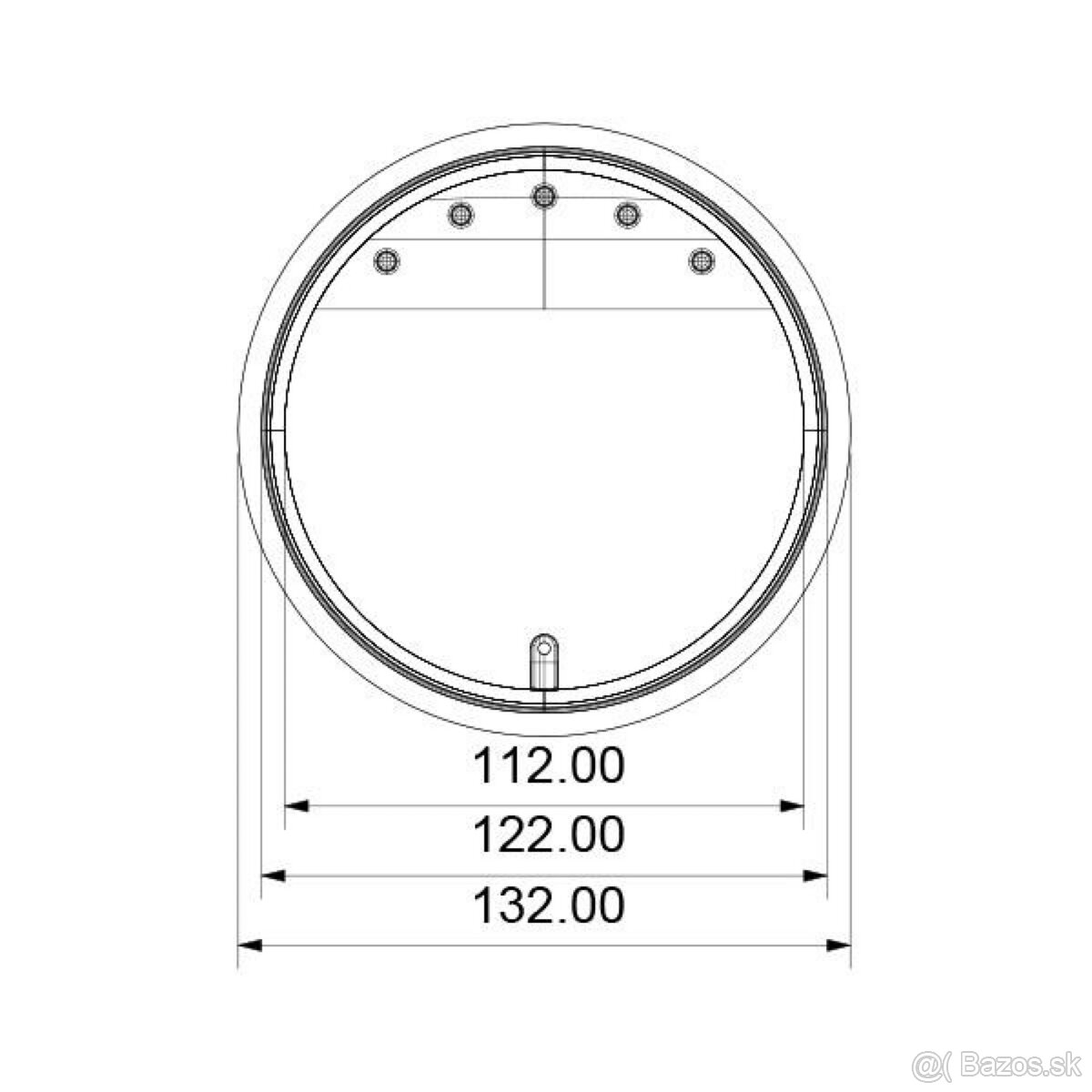 Spätná klapka KPK 125 - 4