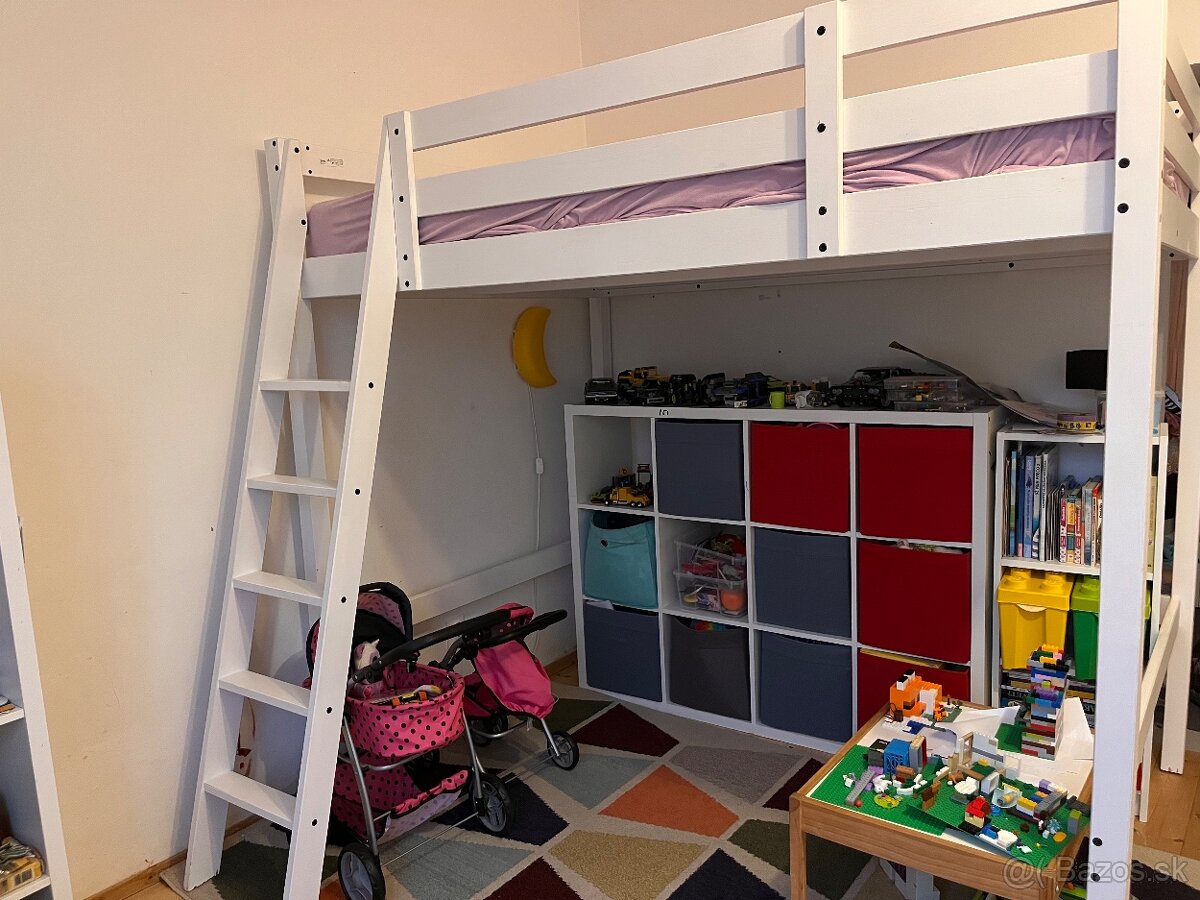 Vyvýšená postel IKEA STORA - 4