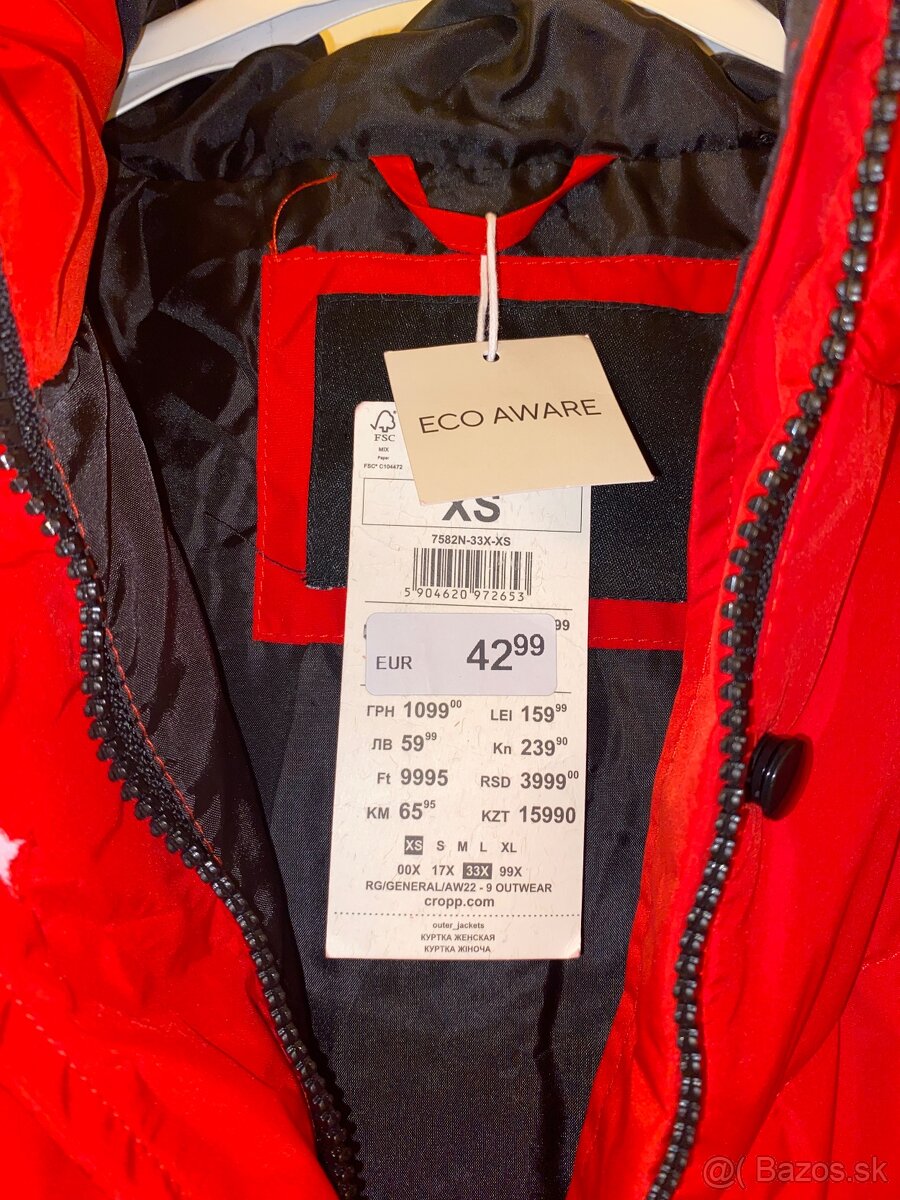 Cropp cervena bunda velkost XS - 4