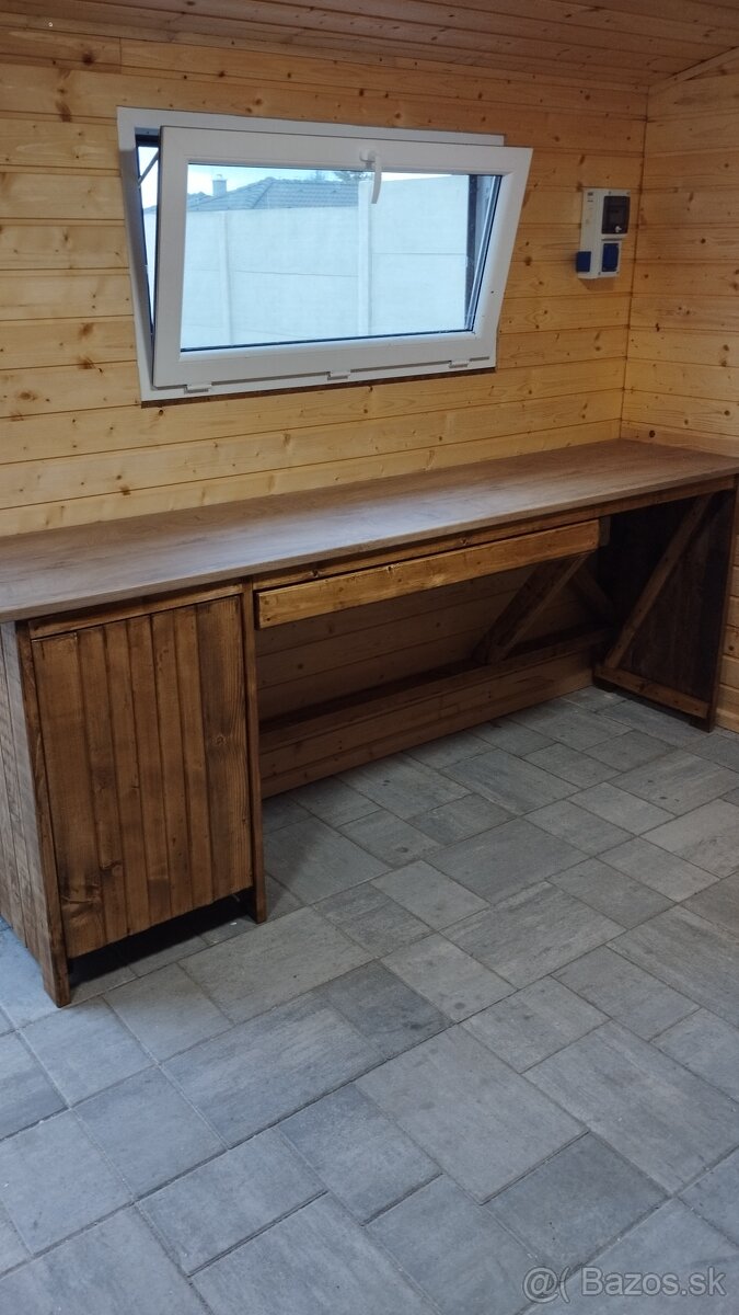 Pracovný stôl 260x60 cm - 4