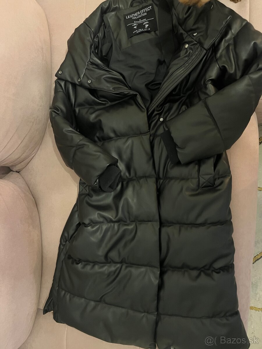 Kožená bunda dámska M - 4