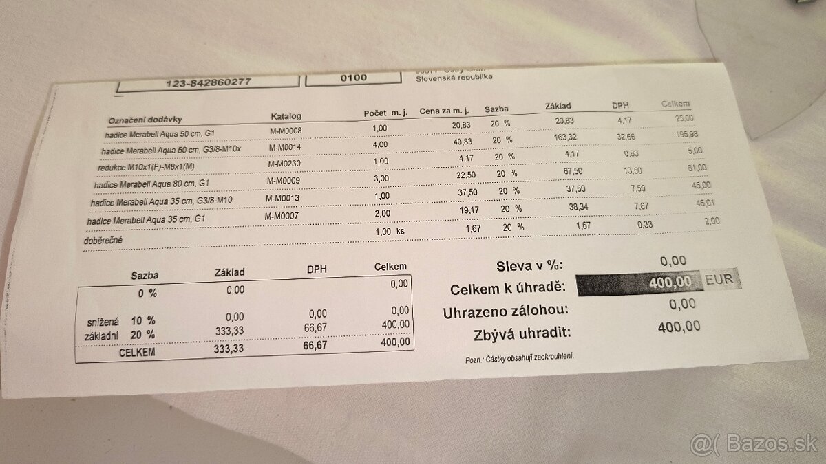 Vodovodné hadice nerezove - 4