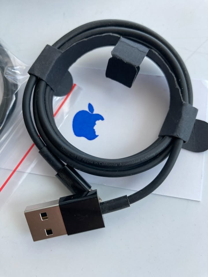 Čierny Originál Apple Lightning to USB Cable 1 m Black - 4
