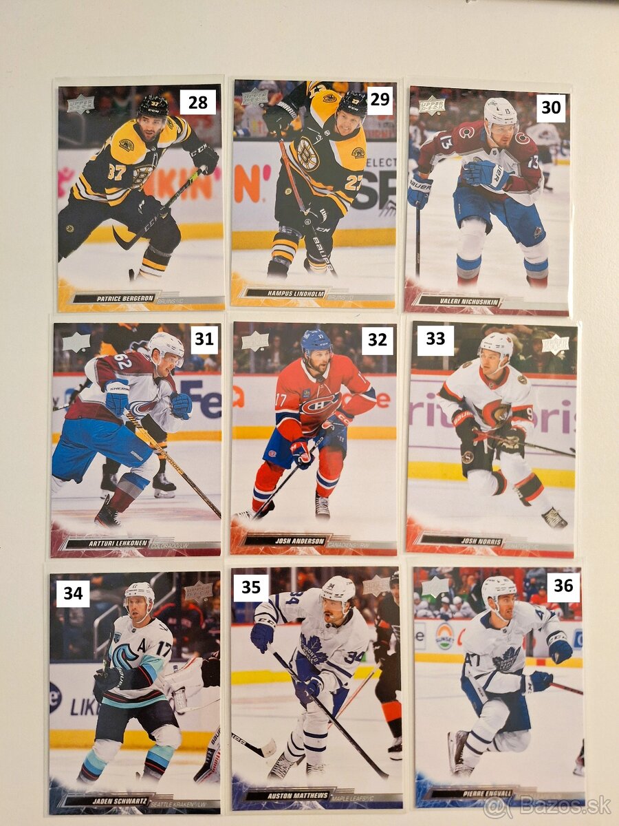 Hokejové kartičky Mix NHL + Slováci - 4