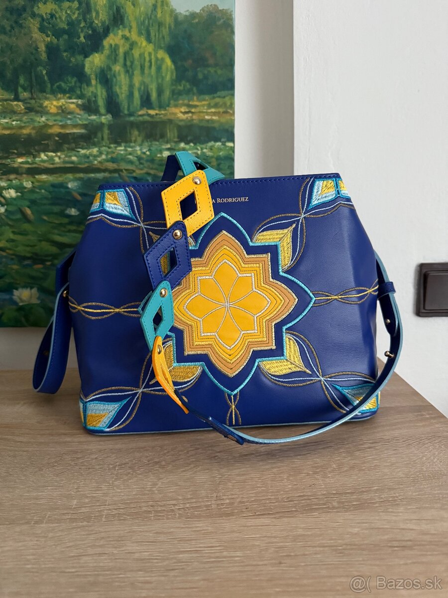 Sara Iris kožená vyšivaná kabelka Dajana Rodriguez - 4