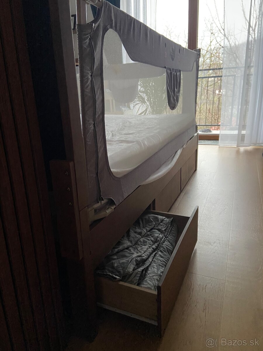 160 manželská posteľ s matracom - 4