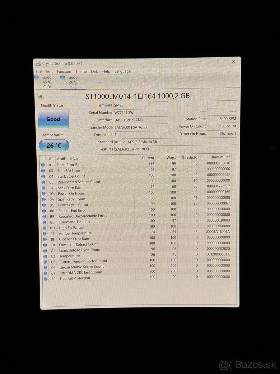 1TB SSHD Seagate 2,5 palcový (notebook) - 4