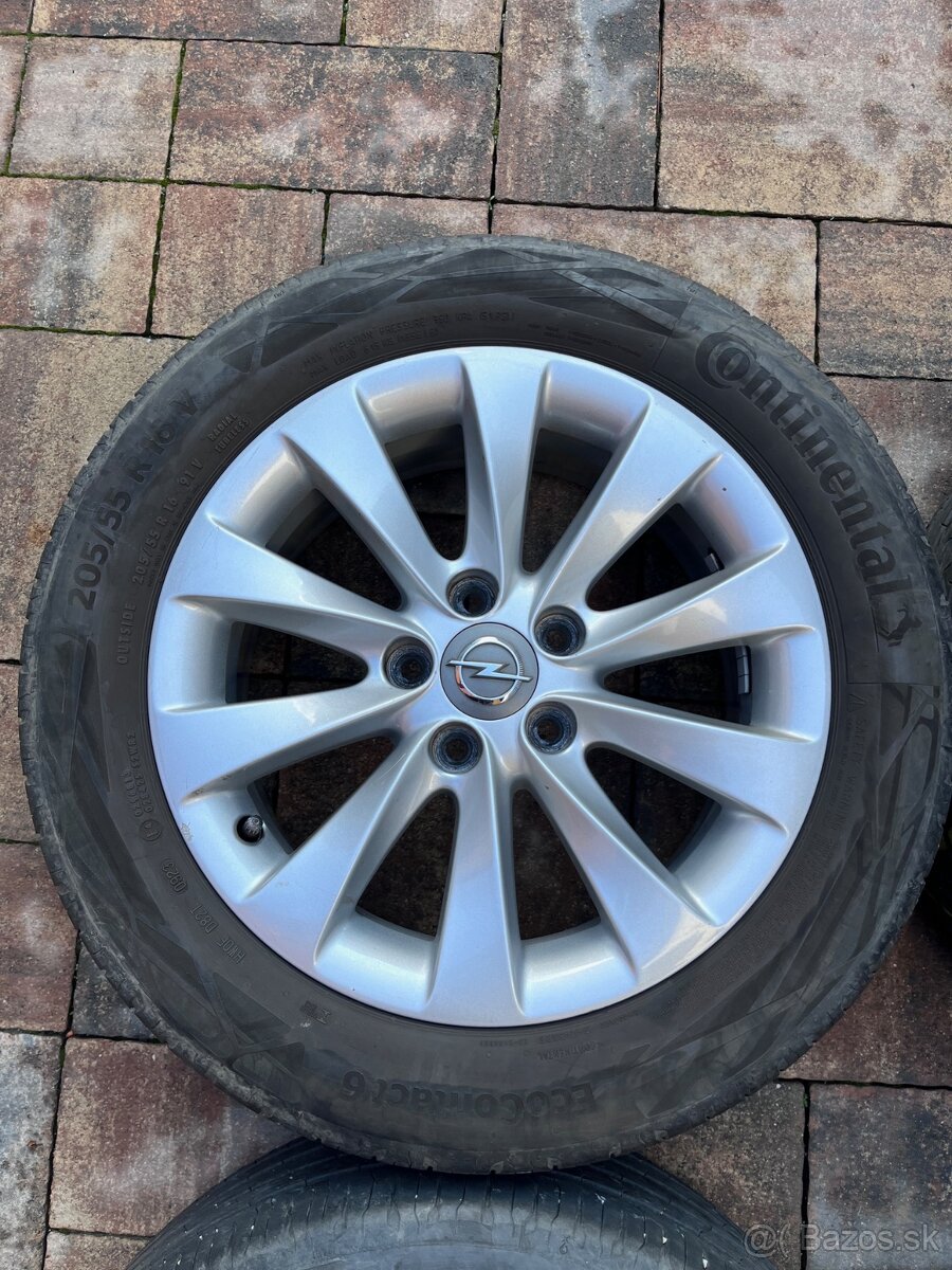 Orig. hliníkové disky Opel R16, 5x110 - 4