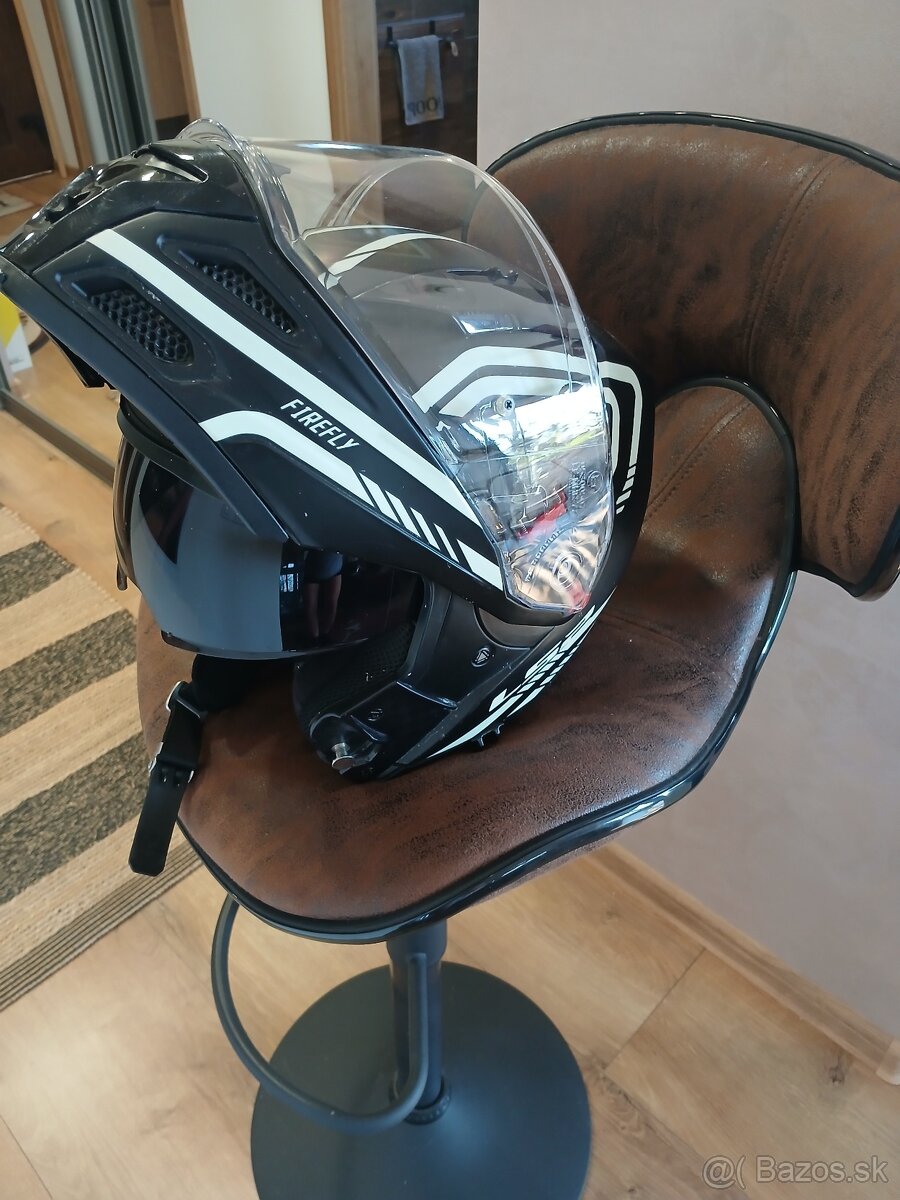 Vyklopne motohelmy LS2 Metro Firefly - 4
