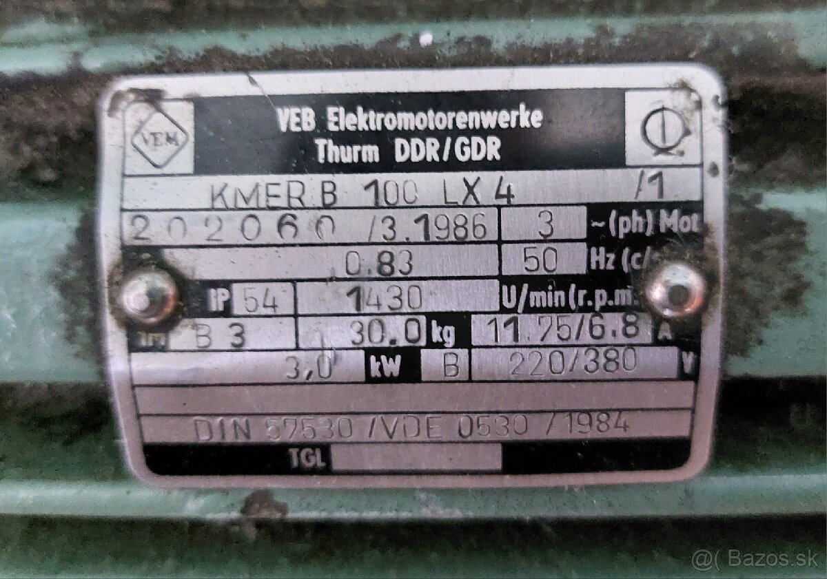 Motor 3kW 1430ot/min - 4