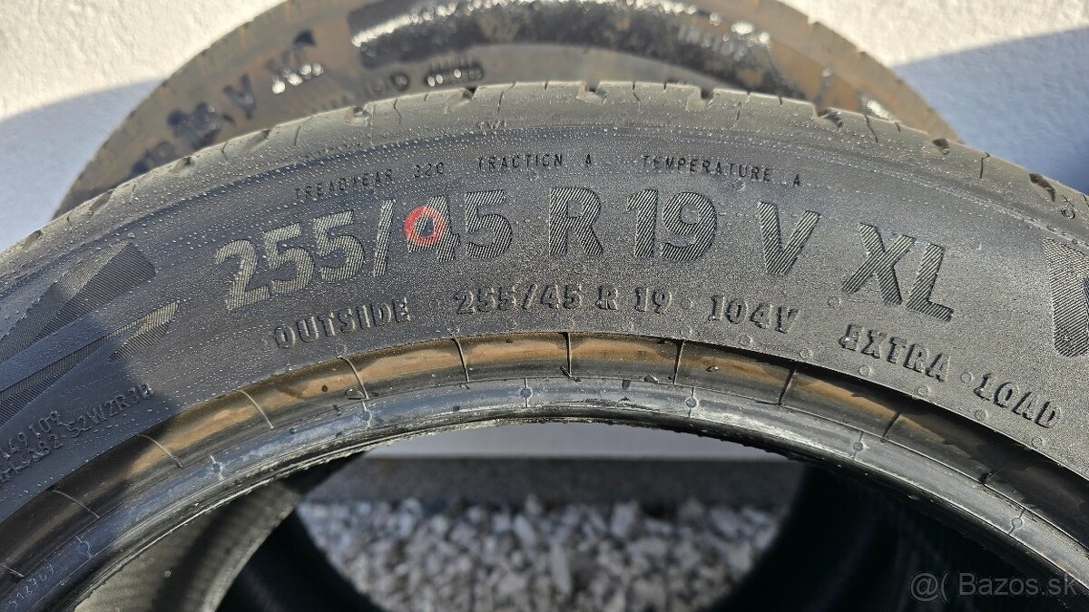Continental EcoContact 6 -R19- 2x 235 + 2x 255 - 4