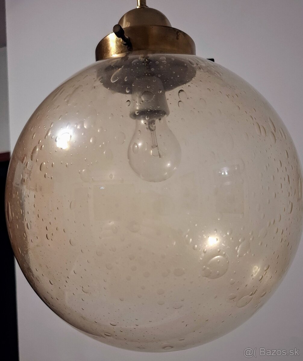 Retro lustre kamenický šenov - 4