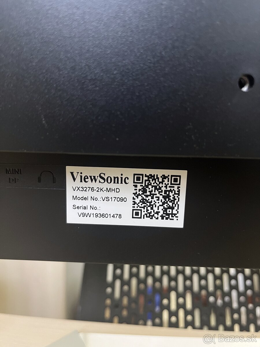 Monitor ViewSonic VX3276-2K-MHD (32″ QHD IPS) – výborný stav - 4