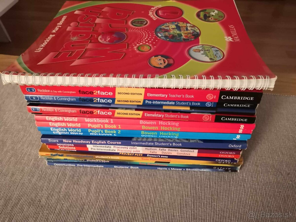 Učebnice a pracovné zošity anglického jazyka - 4
