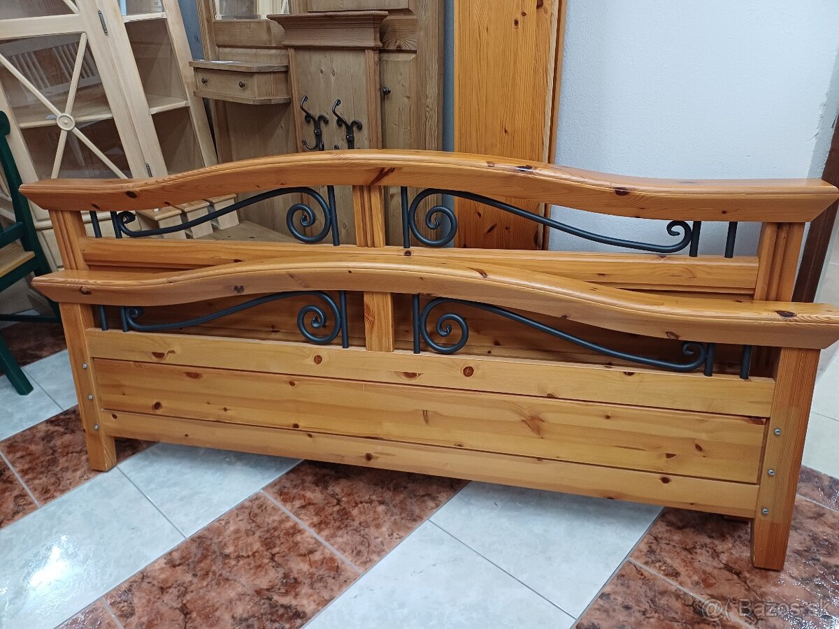 Maľovaná komoda skriňa kreslo manželská posteľ - 4