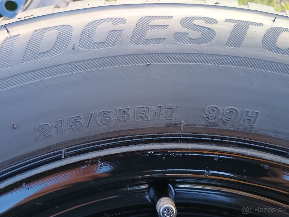 Sada kolies VW Tiguán 2, plechové disky + pneu 215/65 R17 - 4