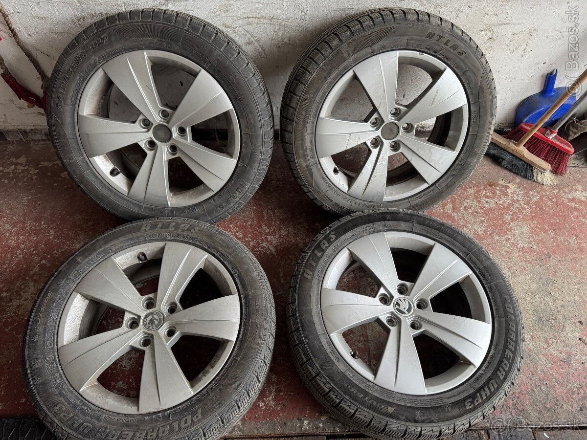 215/55 r17 zimné 5x112 R17 Superb - 4
