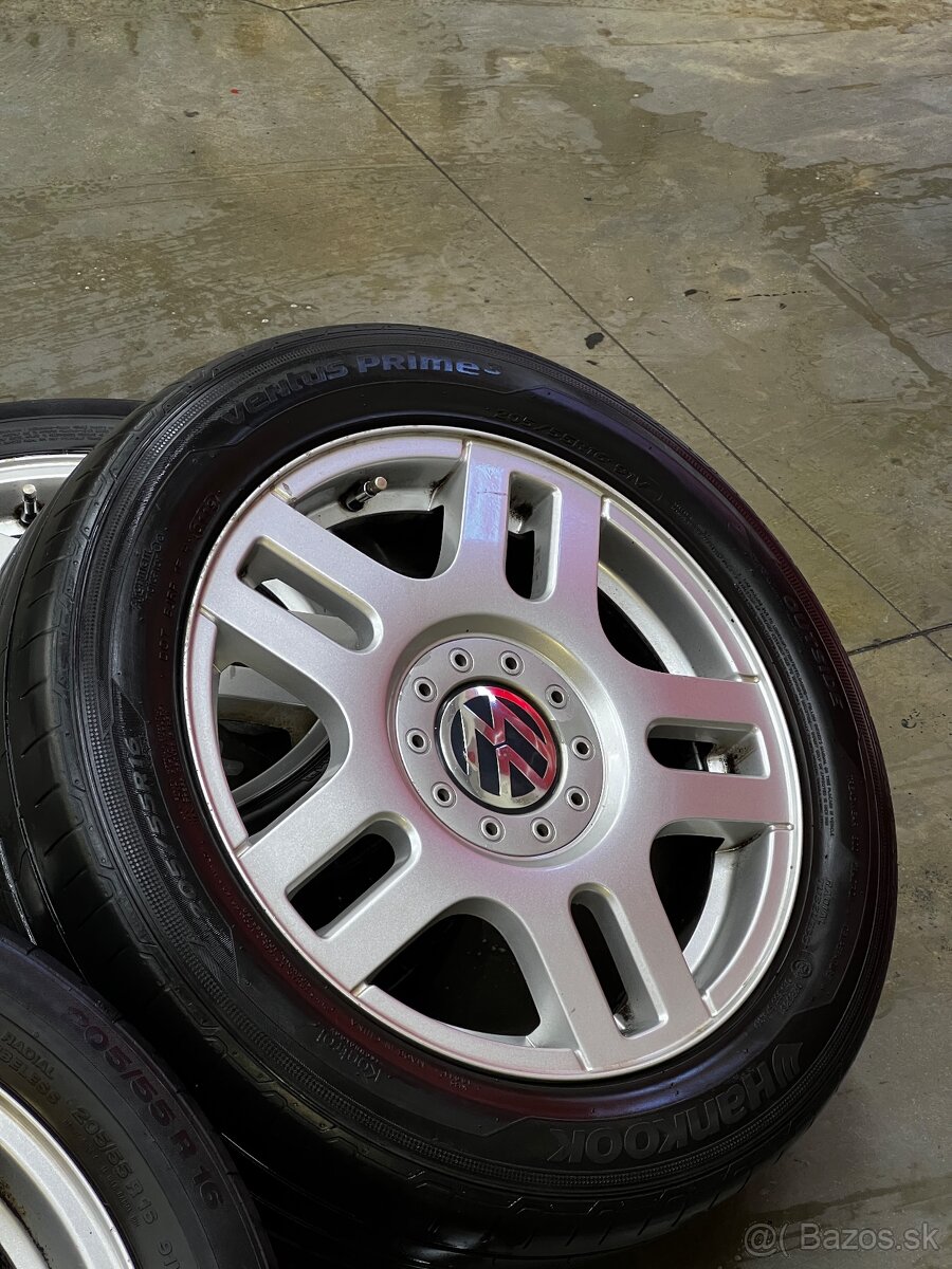 Vw 5x100 r16 205/55 originál golf mk4 - 4