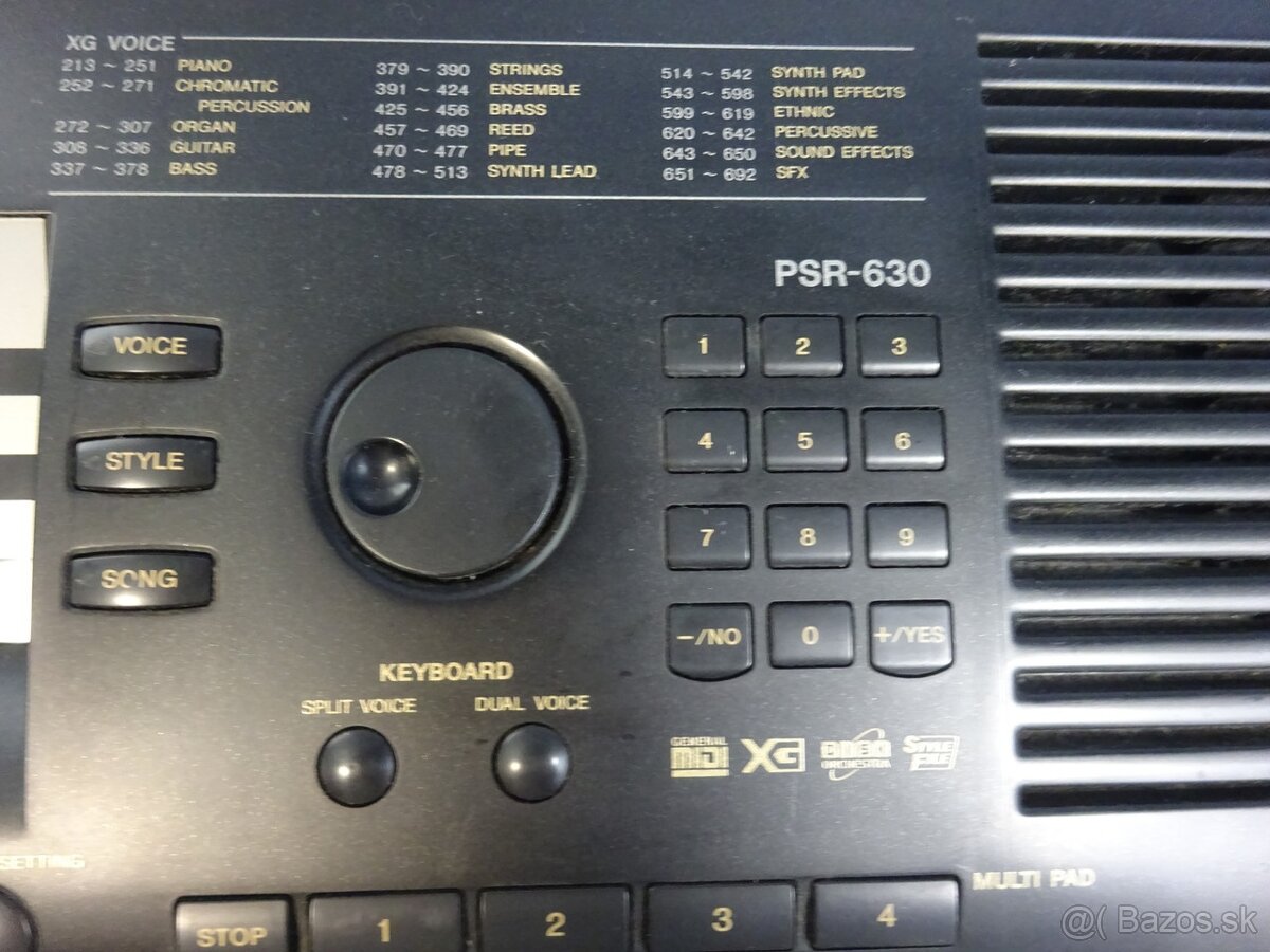 Yamaha PSR-630 - 4