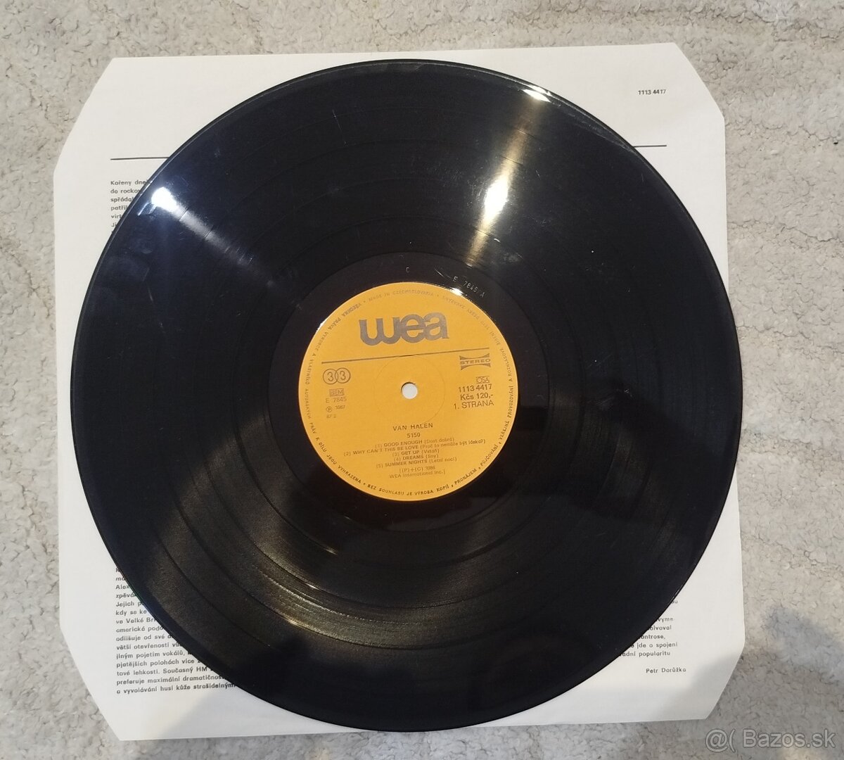 Predám LP Van Halen - 5150 - 4