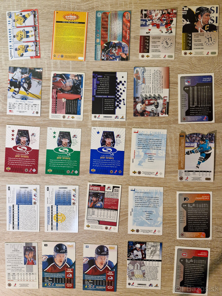 Peter Forsberg NHL kartičky - 4