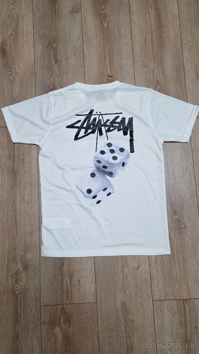Stüssy Fuzzy Dice Tee white/white - 4