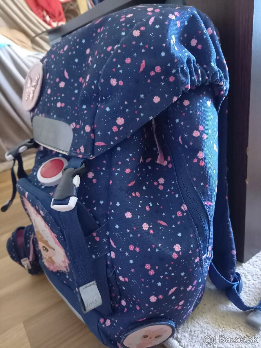 Skolska taska Beckmann Blue Forest Deer - 4