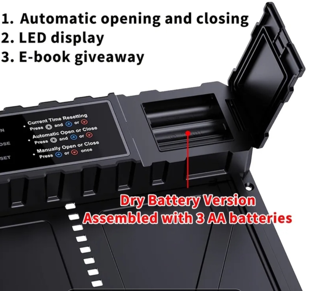 Automaticke dvierka na kurin - 4