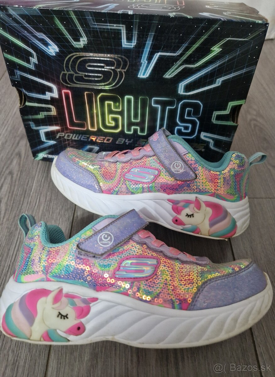 Dievcenske botasky Skechers - 4