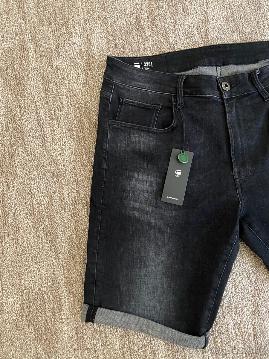 panske riflove sortky, kratasy G-STAR RAW velkost W35 - 4
