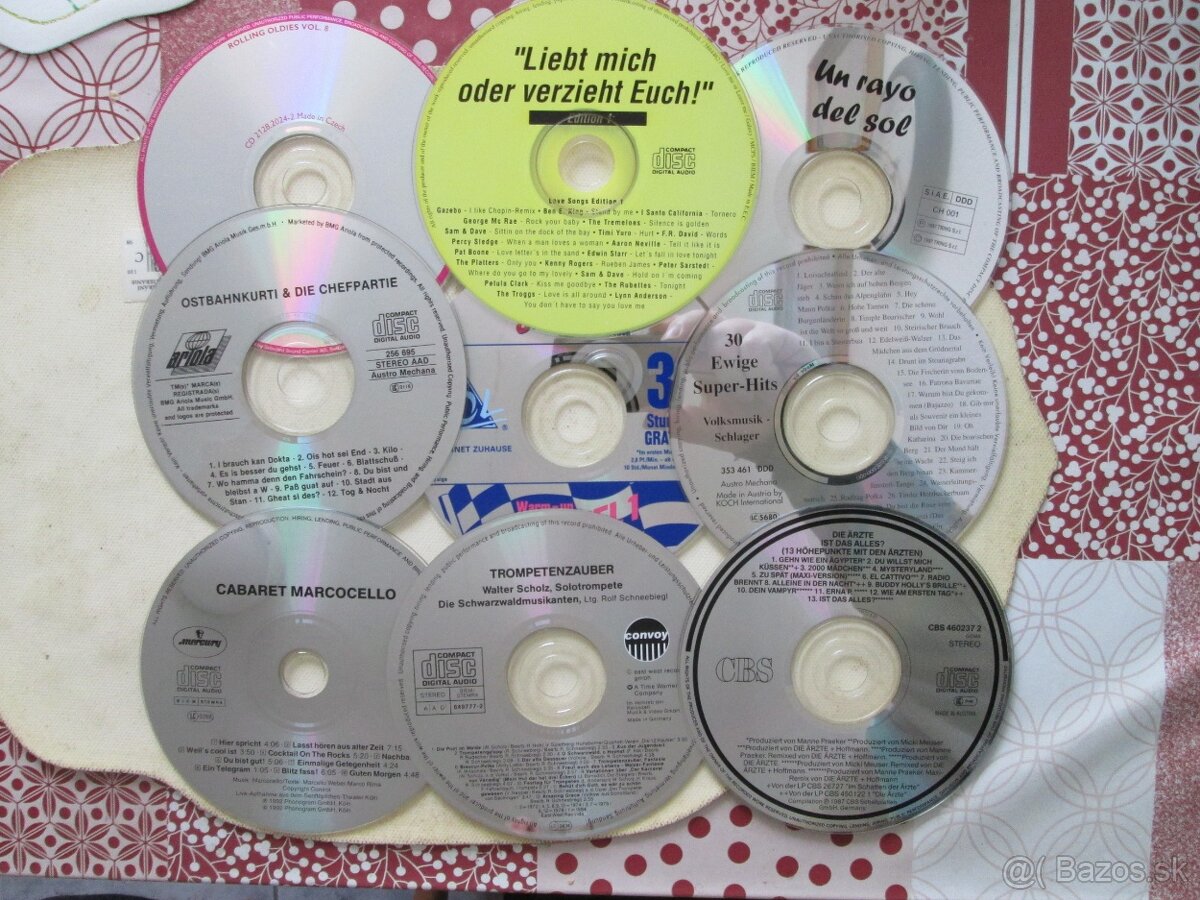 40 cd : BEZ OBALOV : Oldies Výberovky : 50s 60s 70s JUKEBOX - 4