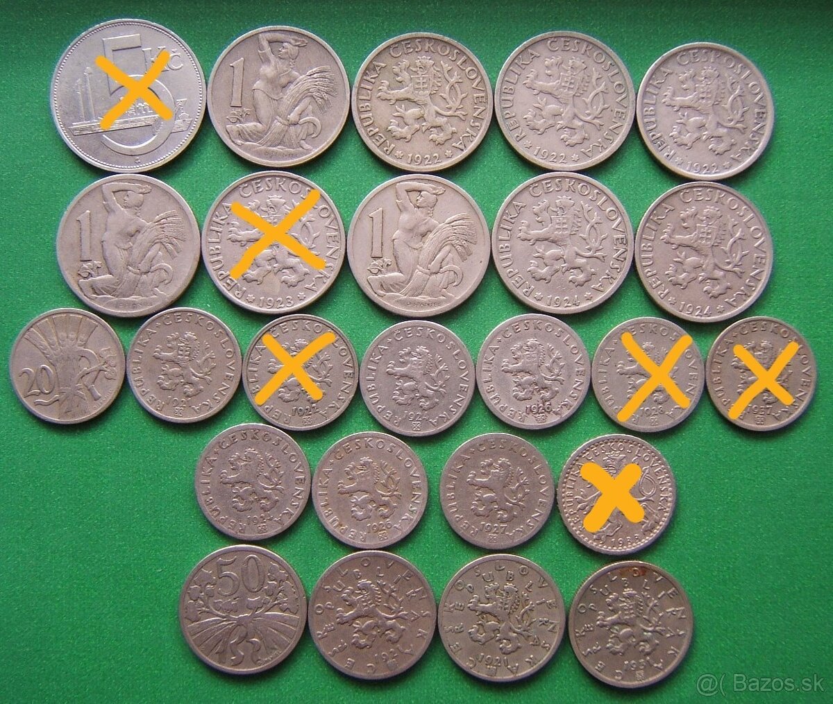 mince nemecko československo SR 1942 - 4