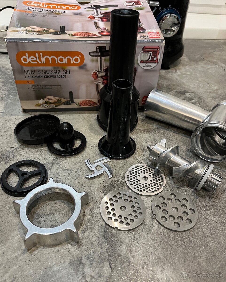 Delimano Pro nový mlynček na mäso a cesto kuchynský robot - 4