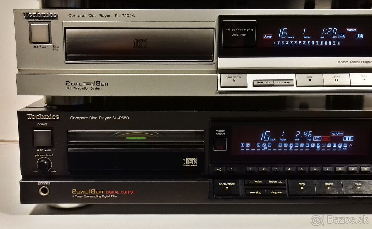 Seria CD prehravac TECHNICS vzacne modely velky display= Cd1 - 4