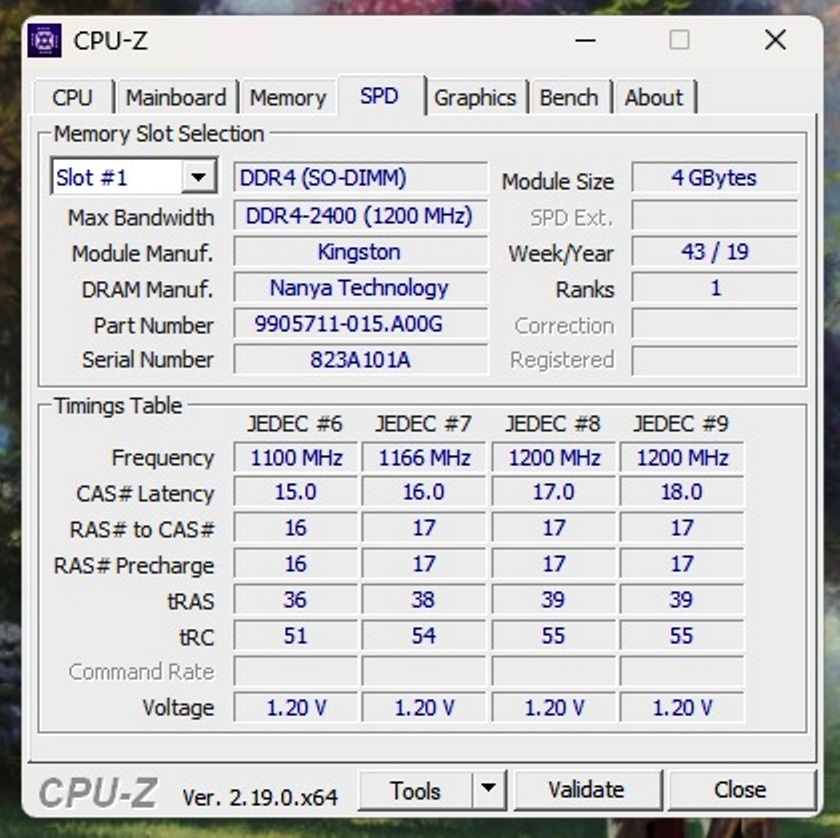 Kingston 2x4GB RAM, DDR4, 2400MHz - 4