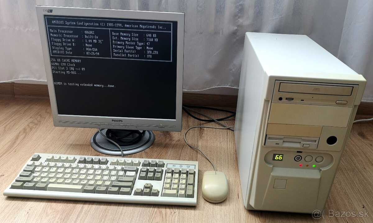 Predám Retro PC 486 DX2 66MHz (37) - 4